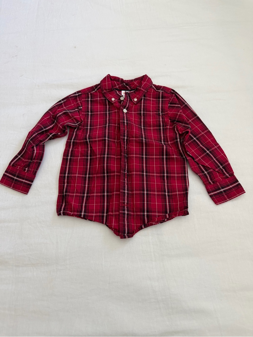 Gymboree Red Plaid Button-Down Shirt